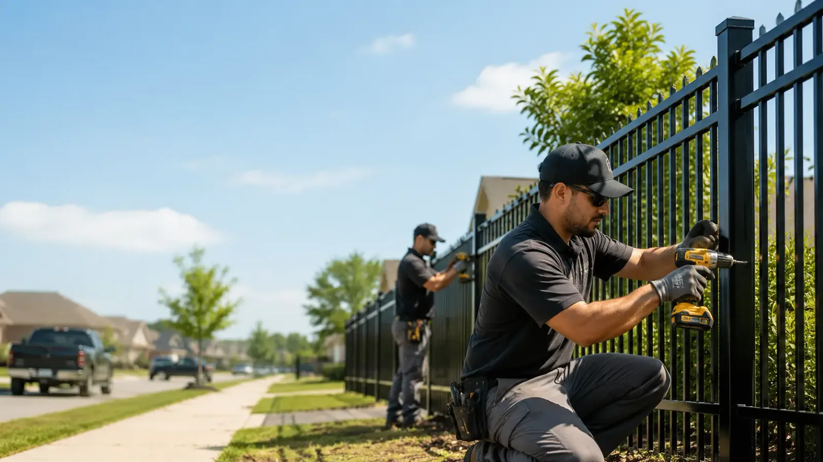 Metal Fence Installation in Littleton, MA